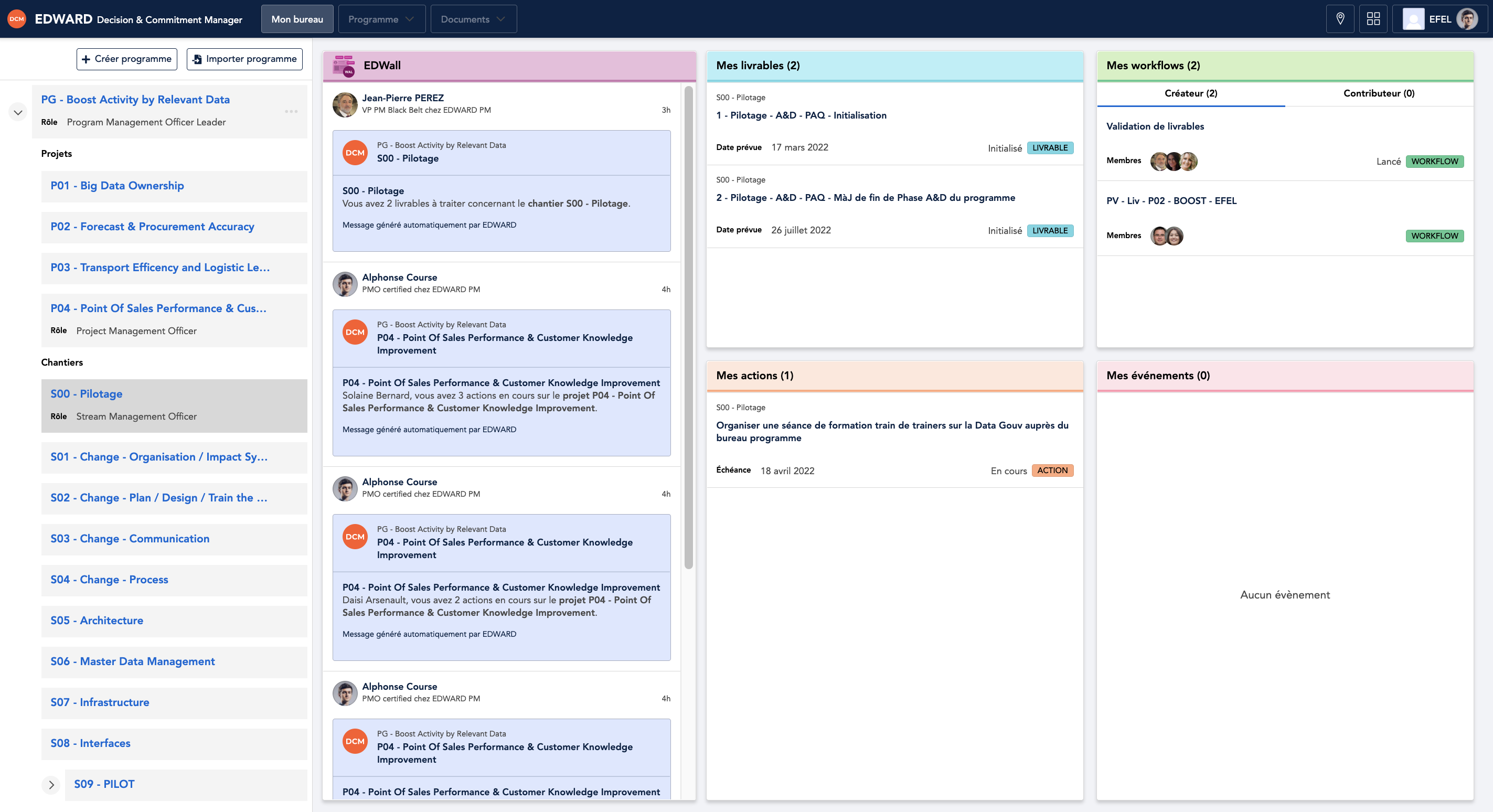 screenshot of EDWARD Suite